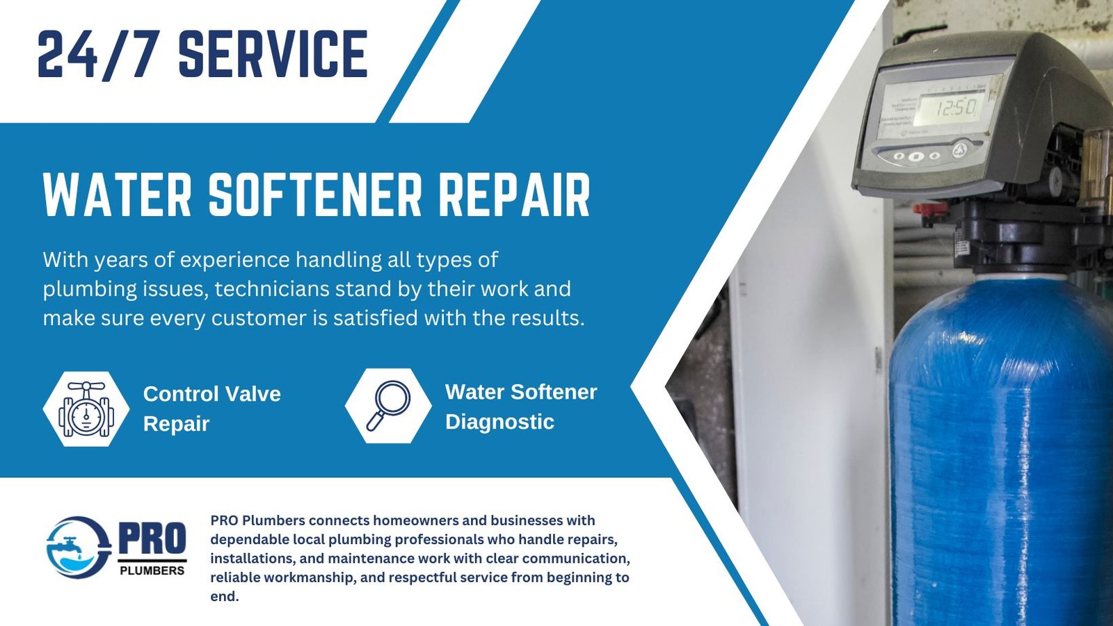 Water softener repair in San Angelo, TX